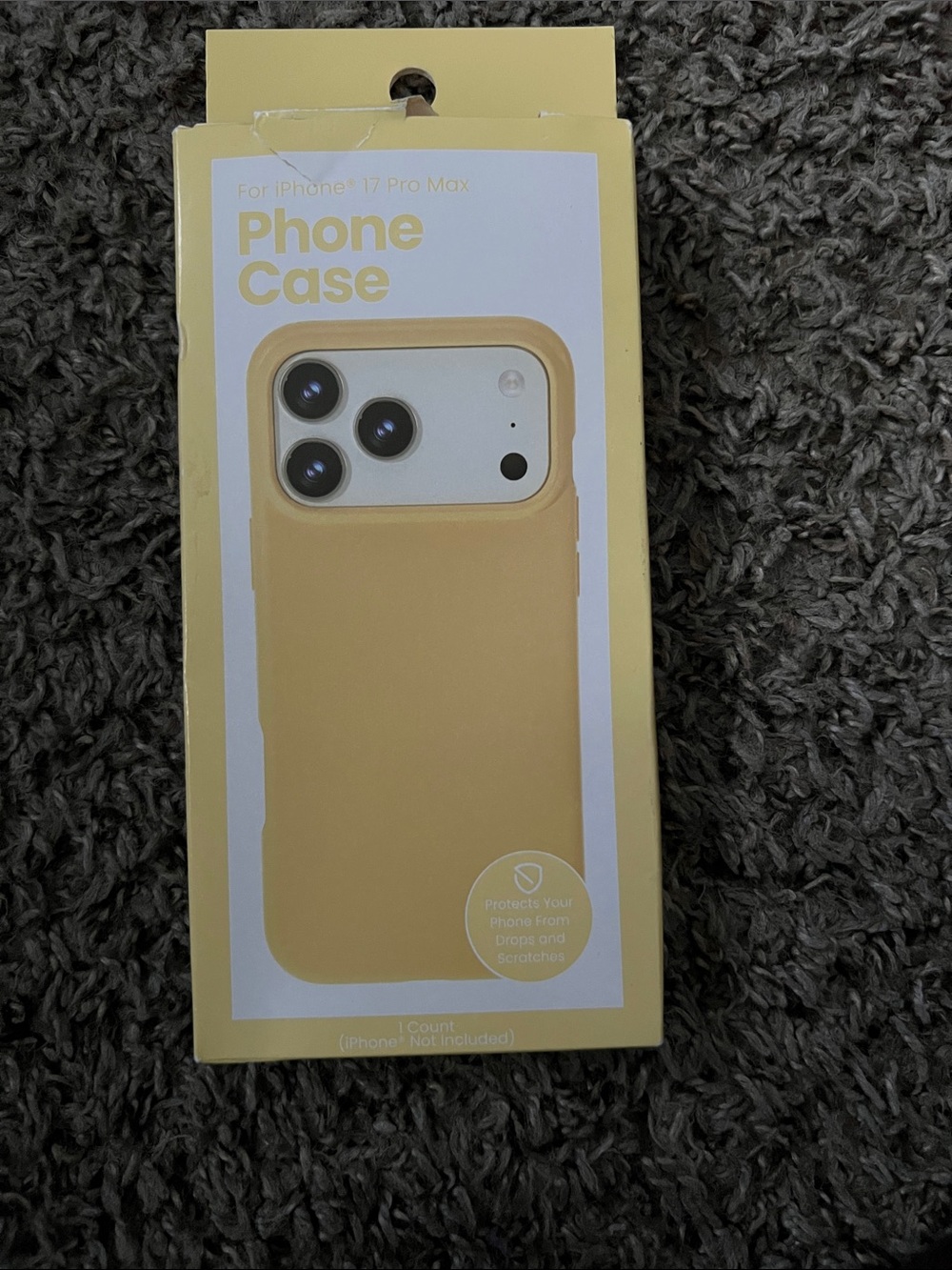 Yellow iPhone 17 Pro Max Phone Case - Protective Soft Shell